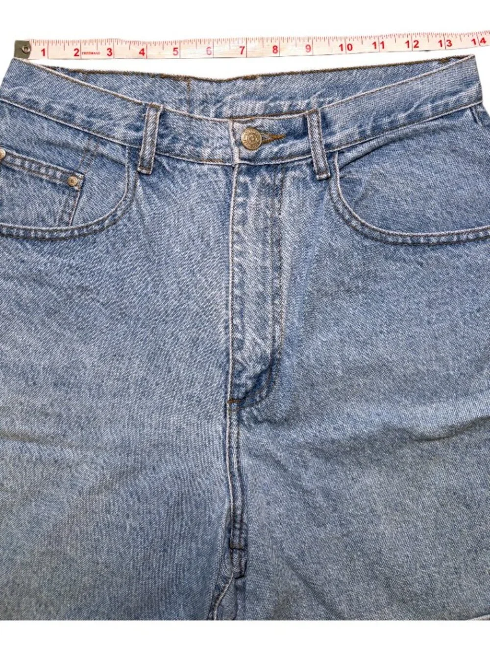 Vintage 80s 90s Gitano High Rise Denim Jean Mom Shorts 6